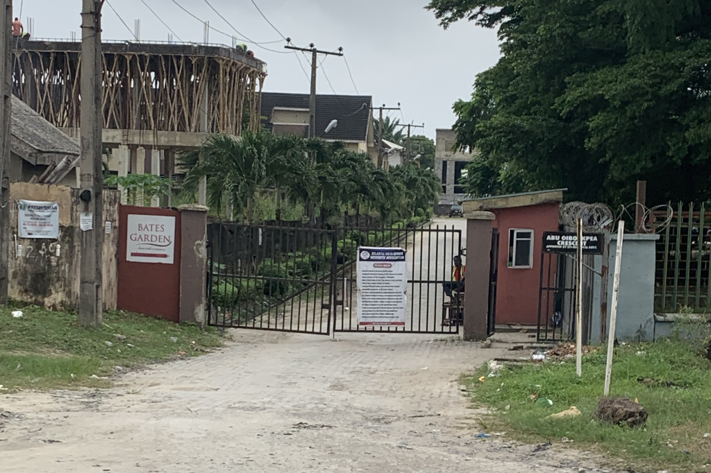 The Entrance Of Bates Garden Estate By EstateInLagos